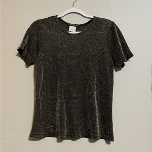 Nouveau T's Shimmer Gold Blouse (S)